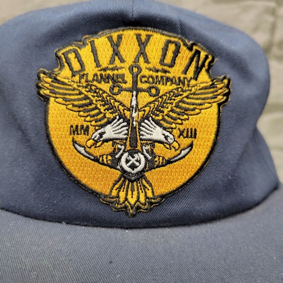 Dixxon Flannel Co Hat Cap Snapback Flatbill Eagle Anchor Logo Patch Black - Picture 2 of 8